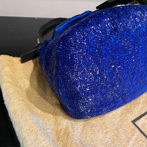 FENDI MAMA BEADED VINTAGE BLUE - Picture 4 of 12